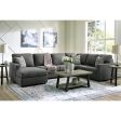 Signature Design by Ashley Edenfield Fabric 3 pc Sectional 2900316 2900334 2900349 For Cheap