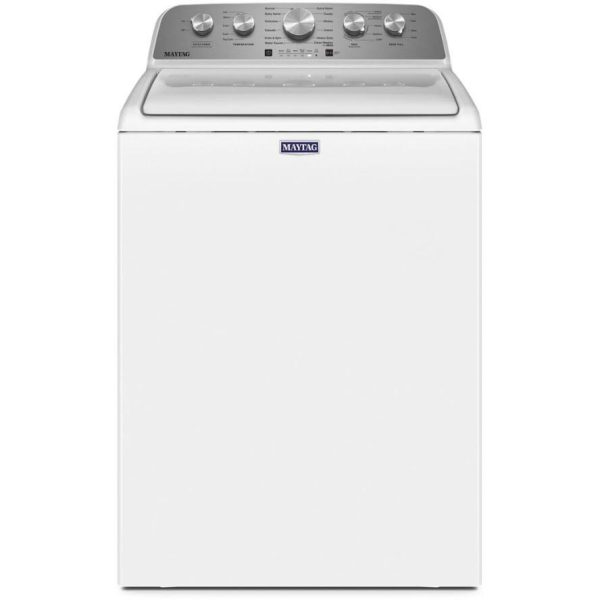 Maytag 5.2 cu. ft. Top Loading Washer with Power™ Agitator MVW5035MW Online Hot Sale