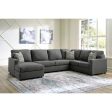 Signature Design by Ashley Edenfield Fabric 3 pc Sectional 2900316 2900334 2900349 For Cheap