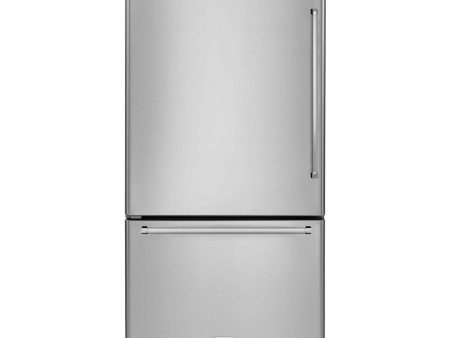 KitchenAid 22 cu. ft. 33-Inch Width Full Depth Non Dispense Bottom Mount Refrigerator KRBL102ESS Online now