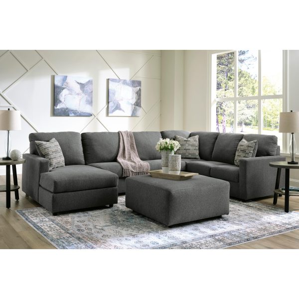 Signature Design by Ashley Edenfield Fabric 3 pc Sectional 2900316 2900334 2900349 For Cheap