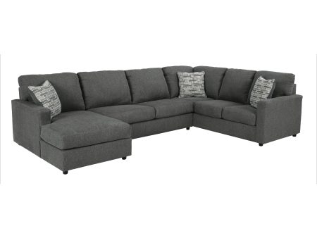 Signature Design by Ashley Edenfield Fabric 3 pc Sectional 2900316 2900334 2900349 For Cheap