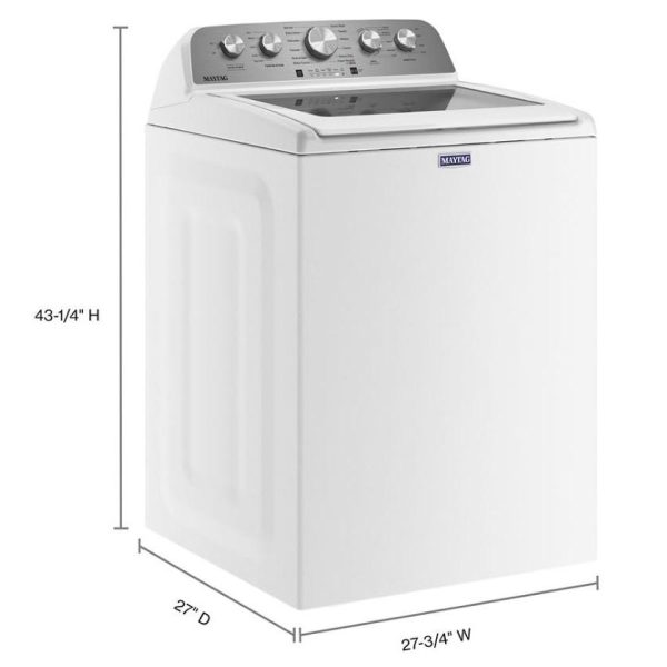 Maytag 5.5 cu. ft. Top Loading Washer with Power™ Impeller MVW5430MW Online Hot Sale