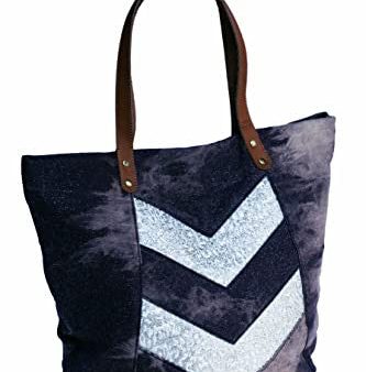 Mila Louise - Bolso de mano, color negro, azul marino, vaquero, lurex womens, Talla única Discount