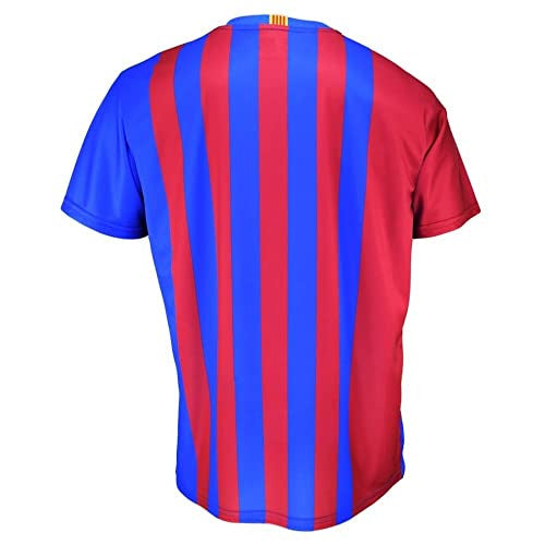 Fc. Barcelona Camiseta Adulto 1ª EQ. Temporada 2021-22 - Producto con Licencia - 100% Poliéster - Dorsal Liso - Talla S Reacondicionado For Sale