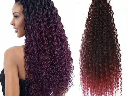 (20 50cm) 1 paquete BOHEMIAN para trenzas de ganchillo ( por pieza: 90G ) cabello con aspecto natural : kanekalon premium #1U Cheap